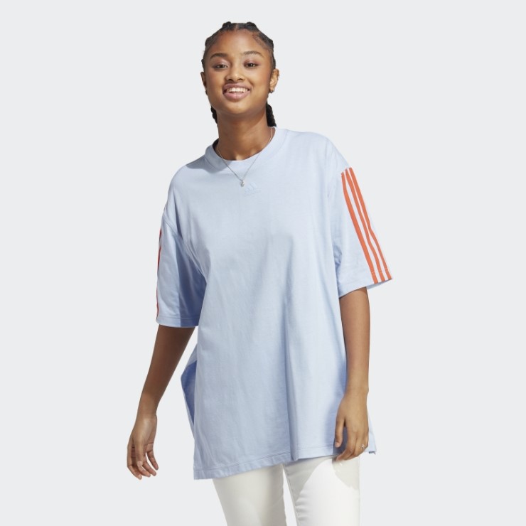 Camiseta Oversize Azul Amanecer Danza Adidas