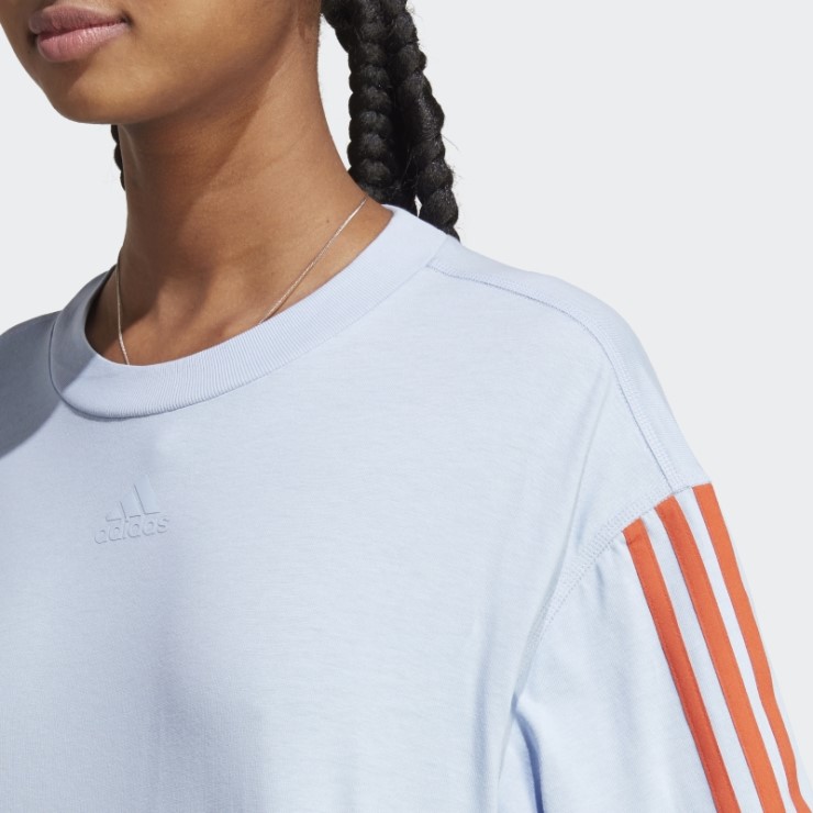 Camiseta Oversize Azul Amanecer Danza Adidas