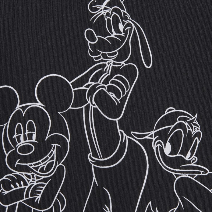 Camiseta Disney Mickey Y Sus Amigos Negra Adidas