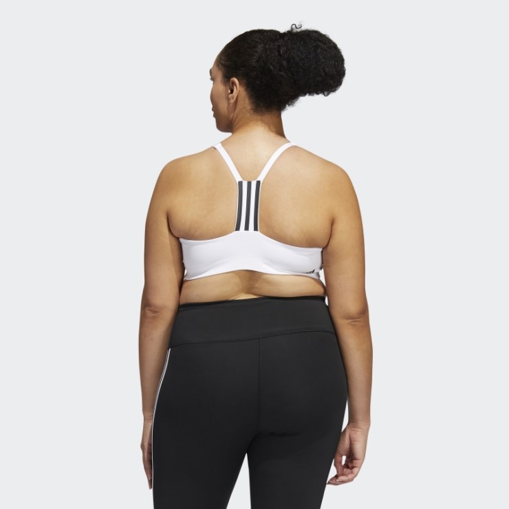 Sujetador Ligero De Entrenamiento Aeroimpact (talla Grande) Adidas Blanco