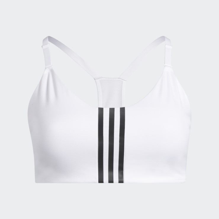 Sujetador Ligero De Entrenamiento Aeroimpact (talla Grande) Adidas Blanco