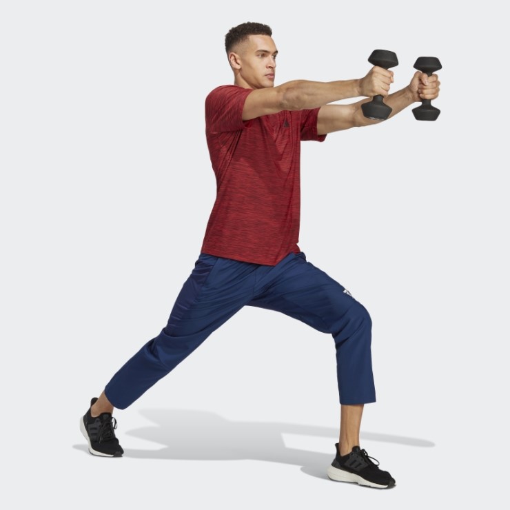 Adidas Aeroready Azul Oscuro Diseñado Para Pantalones De Entrenamiento De Movimiento