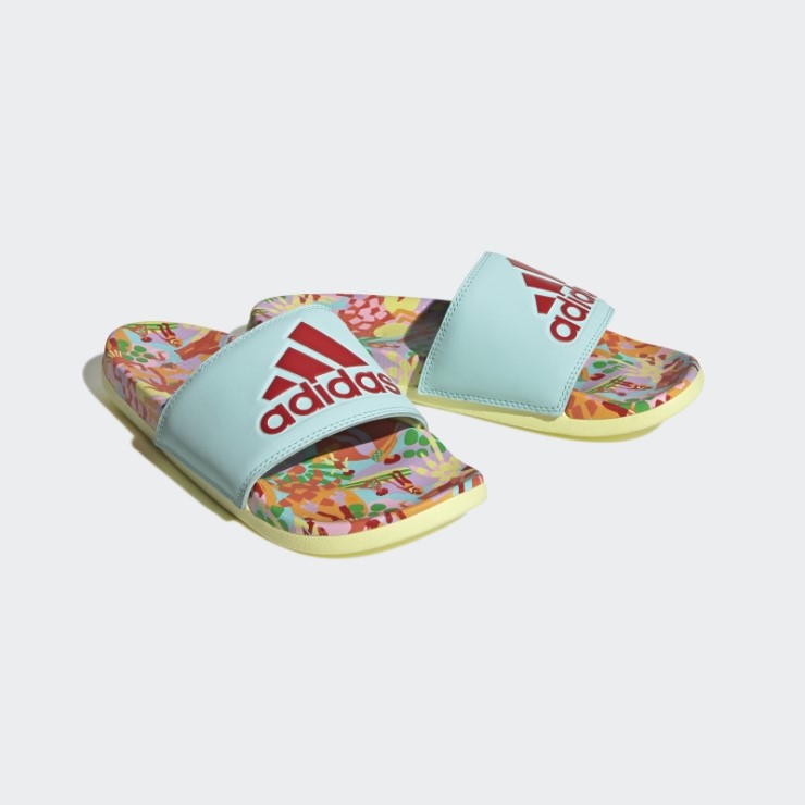 Chanclas Adidas Adilette Comfort Aguamarina