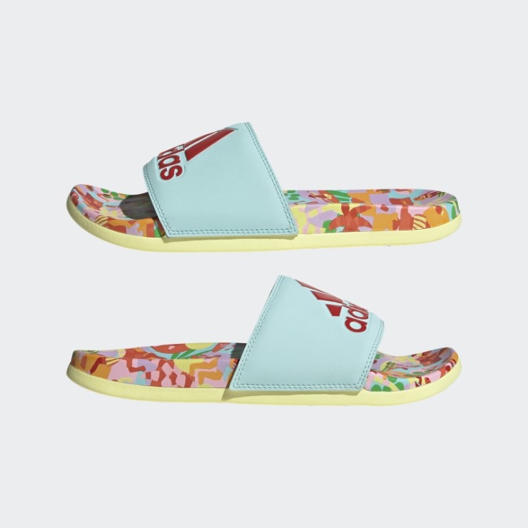 Chanclas Adidas Adilette Comfort Aguamarina