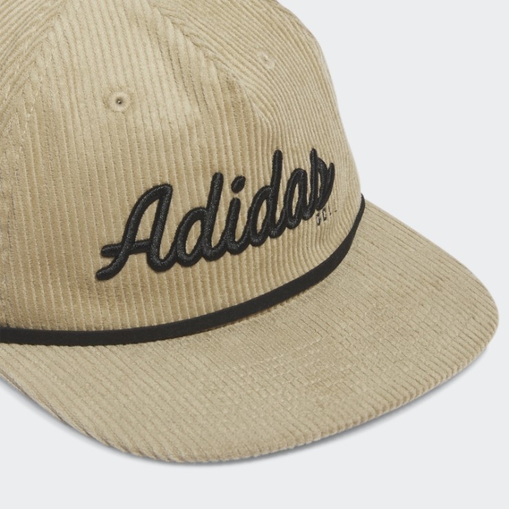 Gorra De Cuerda De Cinco Paneles De Cuero De Pana De Cáñamo Adidas