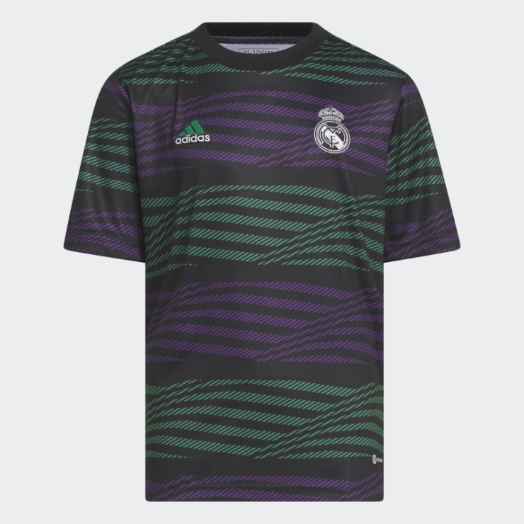 Camiseta Negra Adidas Real Madrid Pre-partido