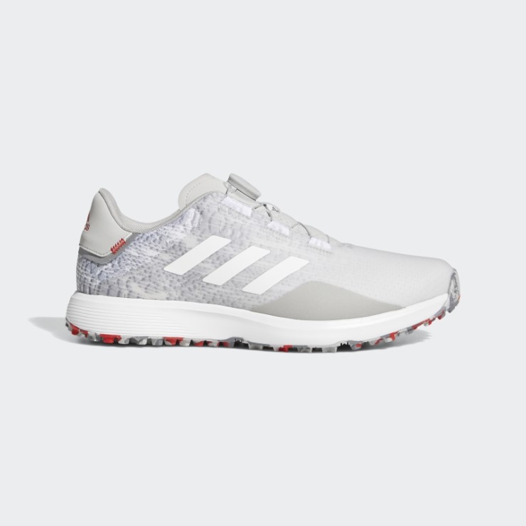 S2g Boa Wide Zapatos De Golf Sin Clavos Adidas Gris