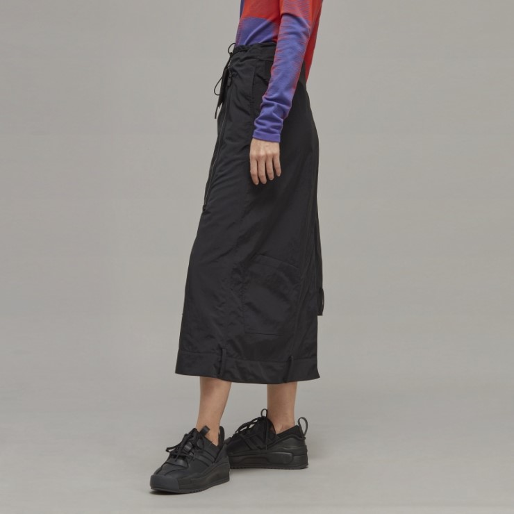 Falda Y-3 De Nailon Arrugado Adidas