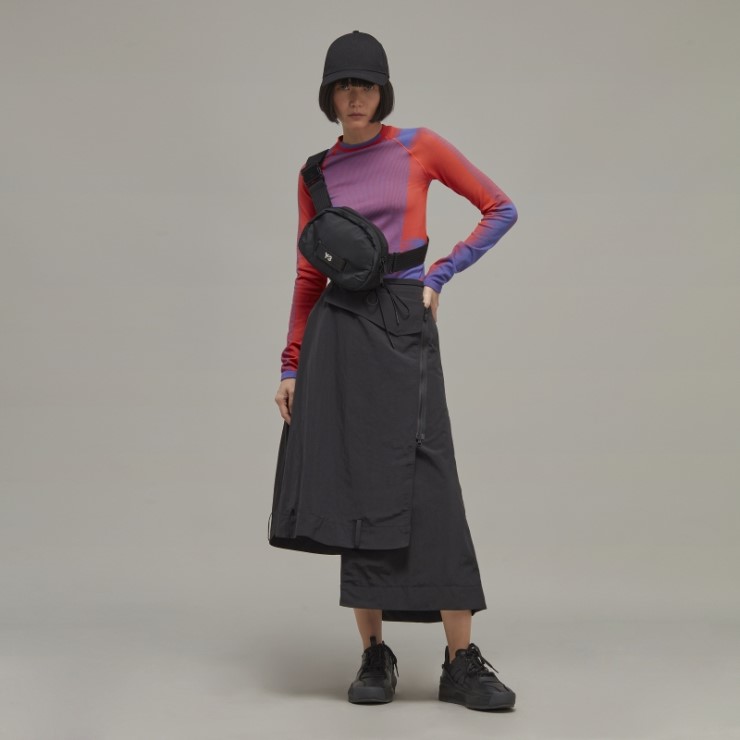 Falda Y-3 De Nailon Arrugado Adidas