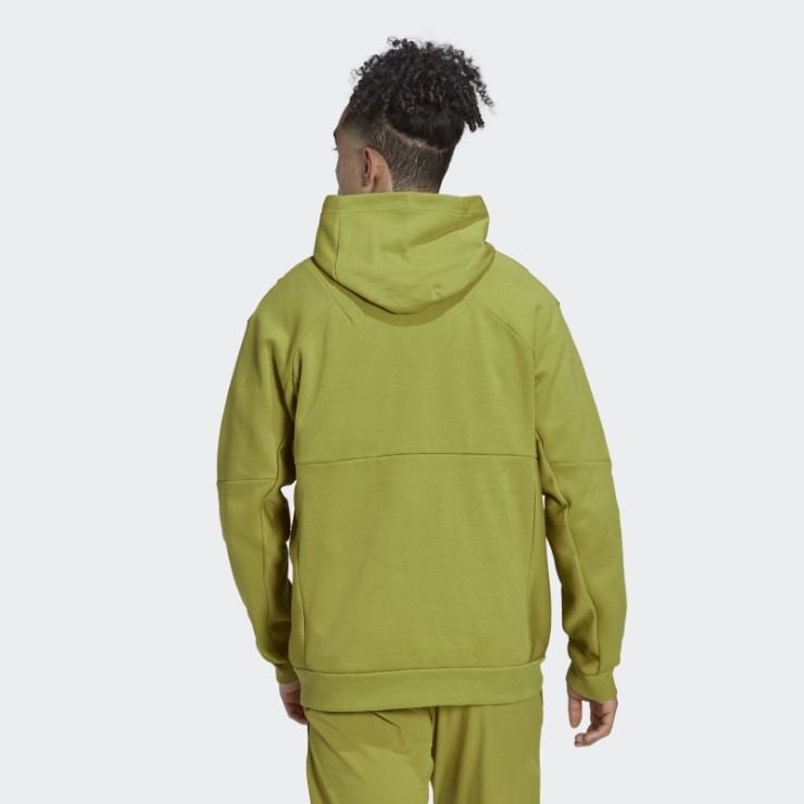 Verde Oliva Adidas Diseñado Para Gameday Sudadera Con Capucha