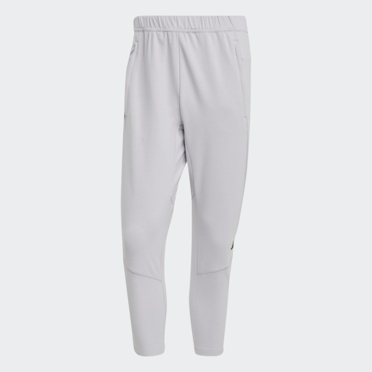 Gris Claro Jaspeado Diseñado Para Entrenar Yoga 7/8 Pantalones De Entrenamiento Adidas