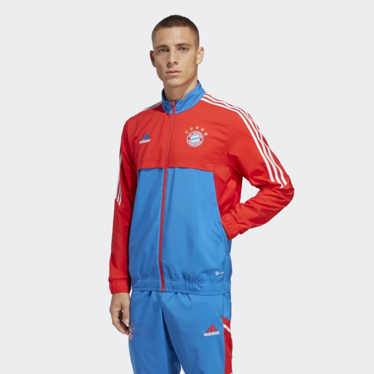 Sudadera Roja Adidas Fc Bayern Condivo 22 Presentacion
