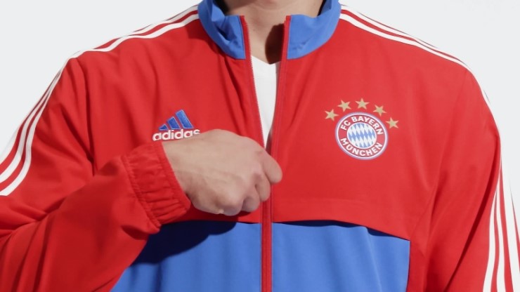 Sudadera Roja Adidas Fc Bayern Condivo 22 Presentacion
