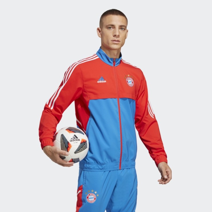 Sudadera Roja Adidas Fc Bayern Condivo 22 Presentacion