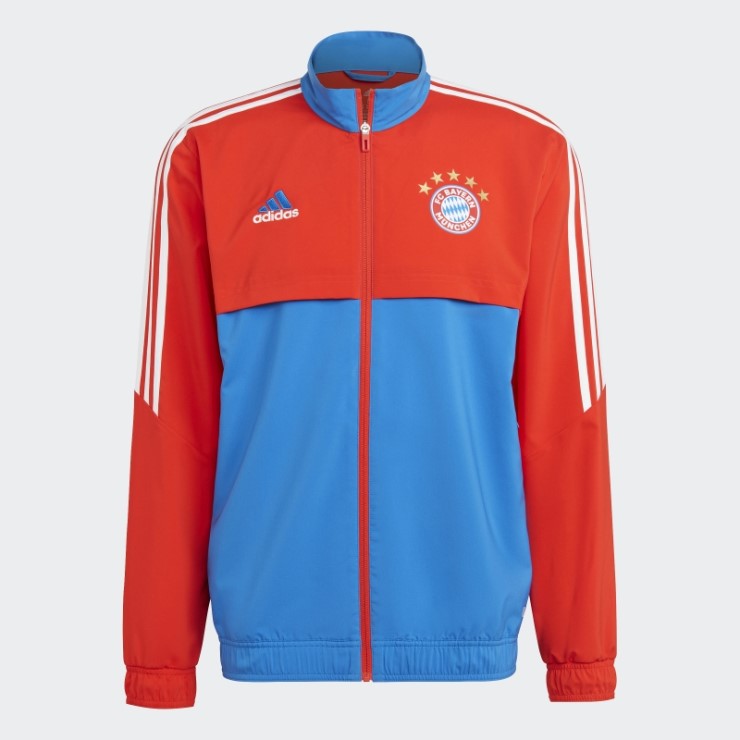 Sudadera Roja Adidas Fc Bayern Condivo 22 Presentacion