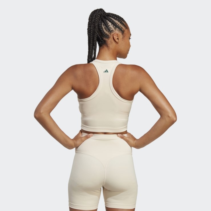 Camiseta Sin Mangas Corta Con Gráfico De Lino Sports Club Adidas Caliente