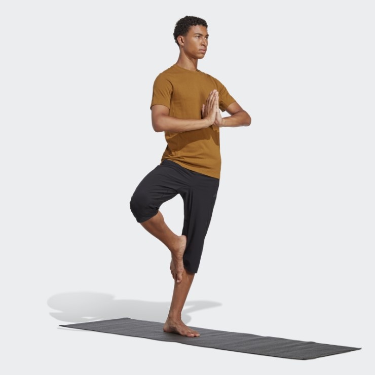 Adidas Yoga Camiseta De Entrenamiento Bronce