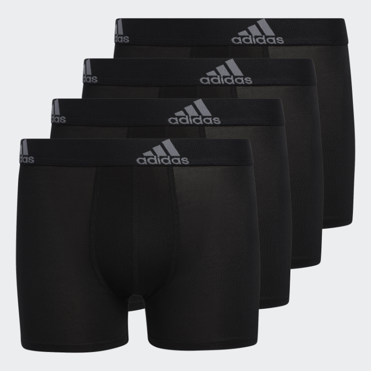 Calzoncillos Boxer Sport Performance 4 Pares Negro Adidas