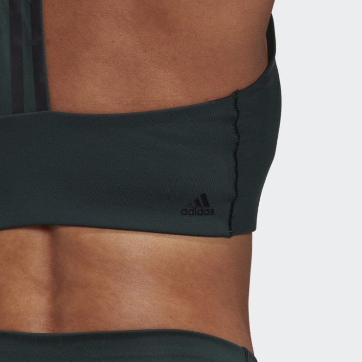 Adidas Powerimpact Training Sujetador De Sujeción Media Verde