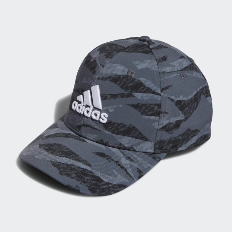 Gorra Negra Con Estampado Adidas Tour
