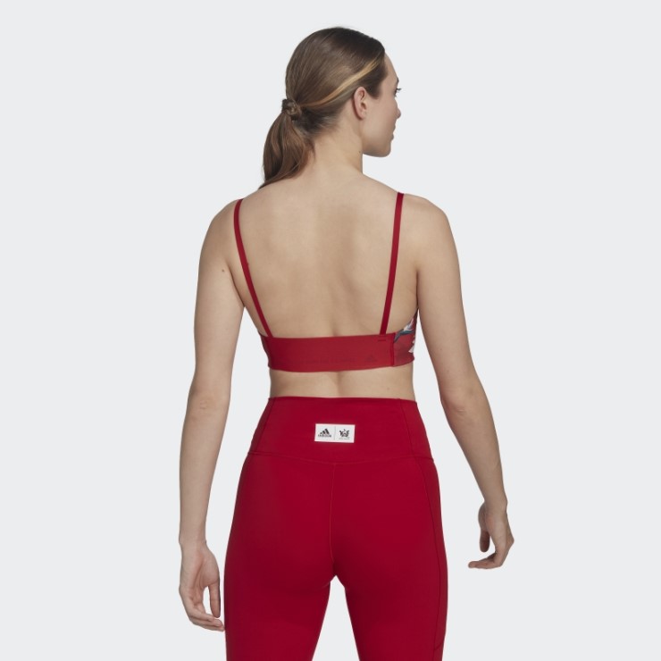 Sujetador Rojo Adidas Thebe Magugu Studio Light-support