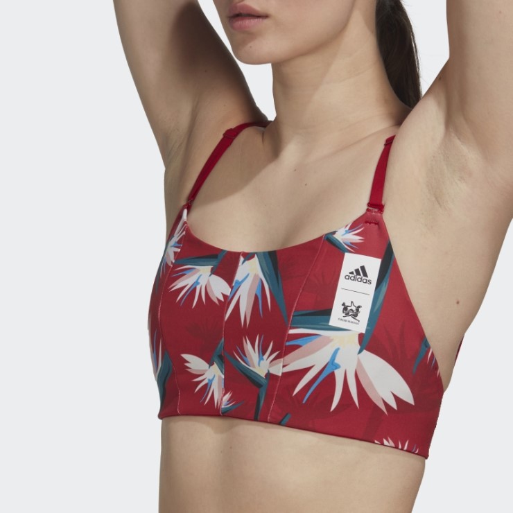 Sujetador Rojo Adidas Thebe Magugu Studio Light-support