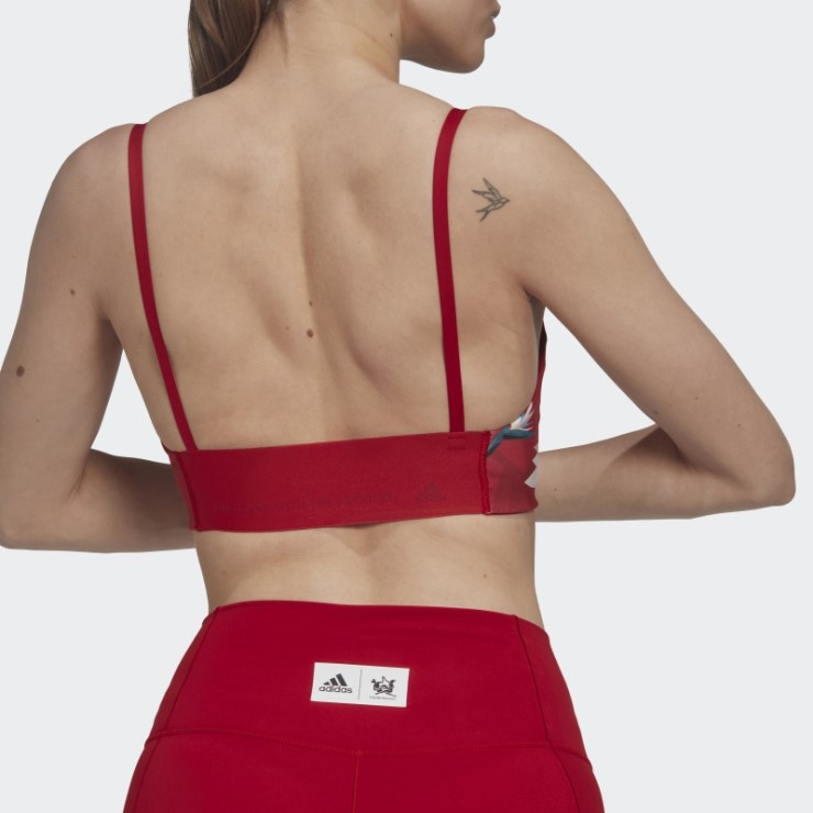 Sujetador Rojo Adidas Thebe Magugu Studio Light-support