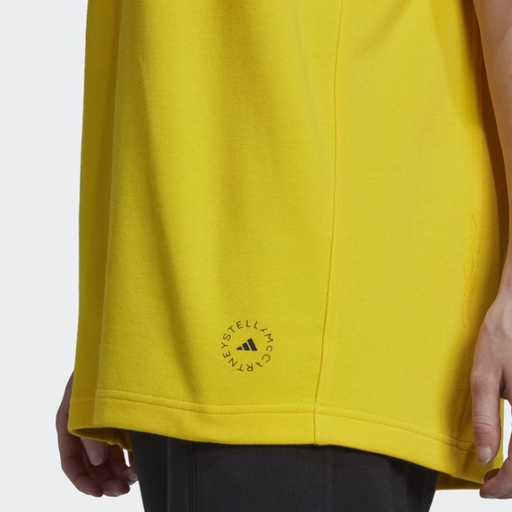 Camiseta Amarilla Con Logo De Adidas By Stella Mccartney Caliente