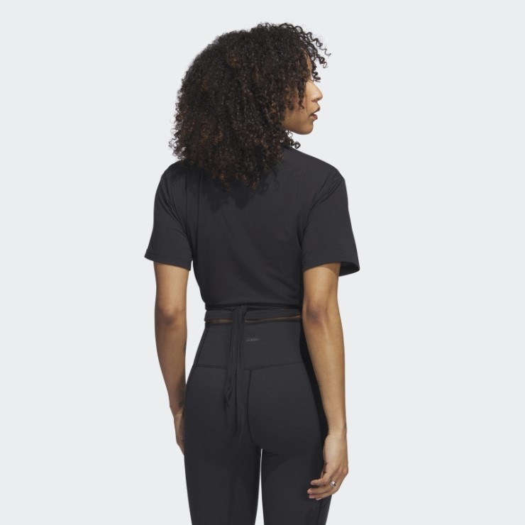 Camiseta Negra Adidas Yoga Studio