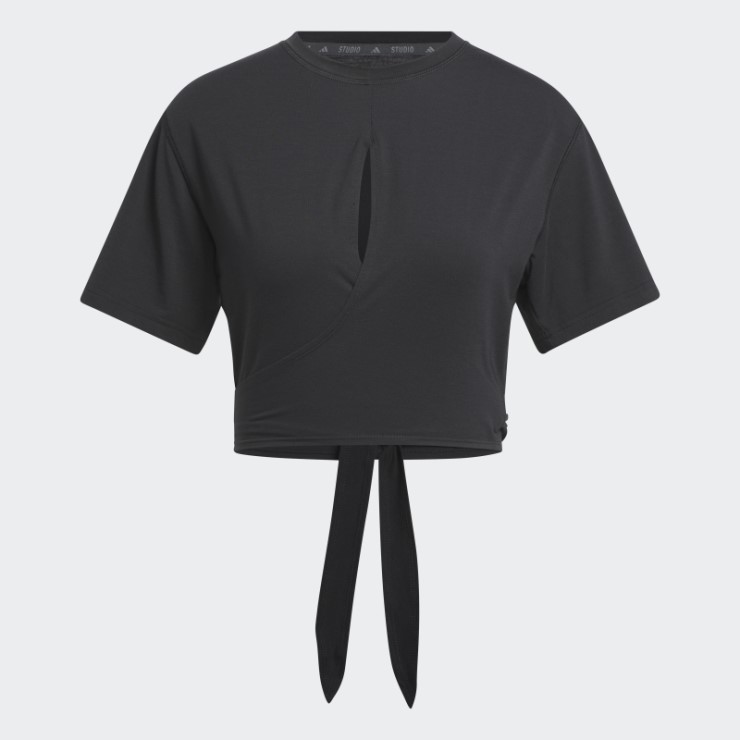 Camiseta Negra Adidas Yoga Studio