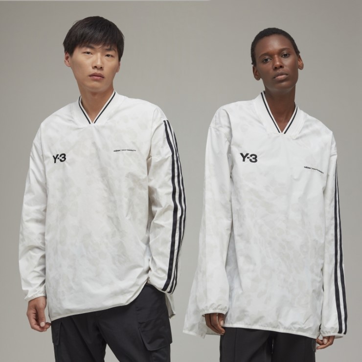Adidas Y-3 Playera De Manga Larga Con 3 Rayas