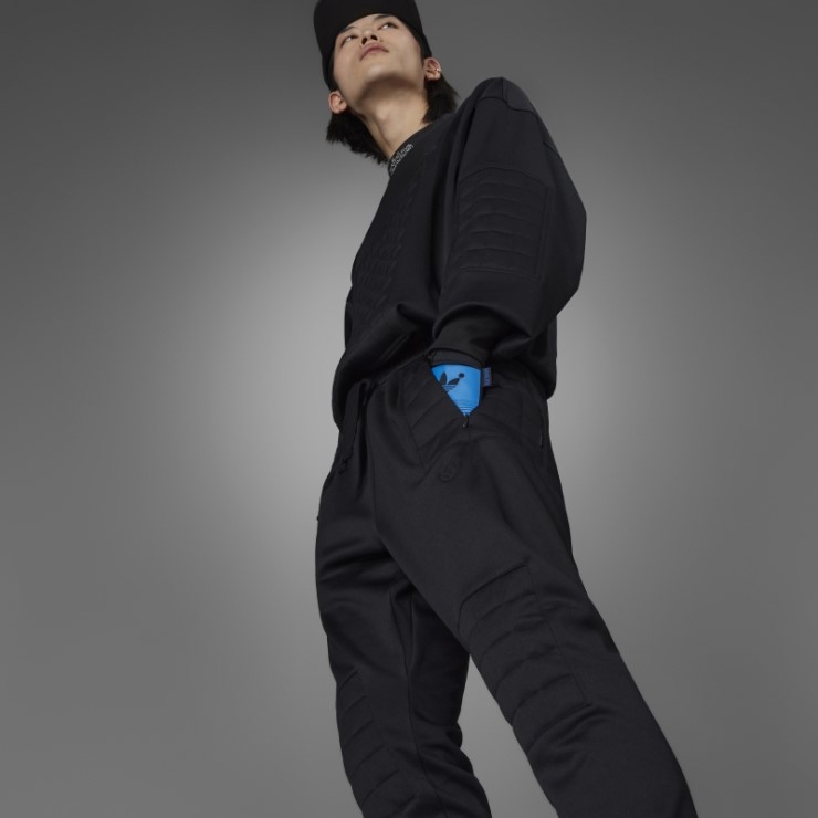 Adidas Chile 62 Versión Azul Pantalones Acolchados Negro