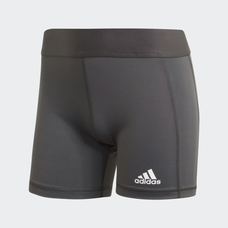 Pantalón Corto De Voleibol Adidas Techfit Gris Oscuro