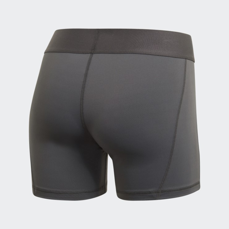 Pantalón Corto De Voleibol Adidas Techfit Gris Oscuro