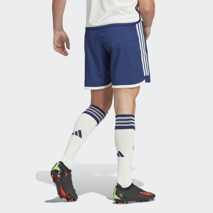 Adidas Pantalón Corto Azul Oscuro Italia 23 Primera Equipación Autentico