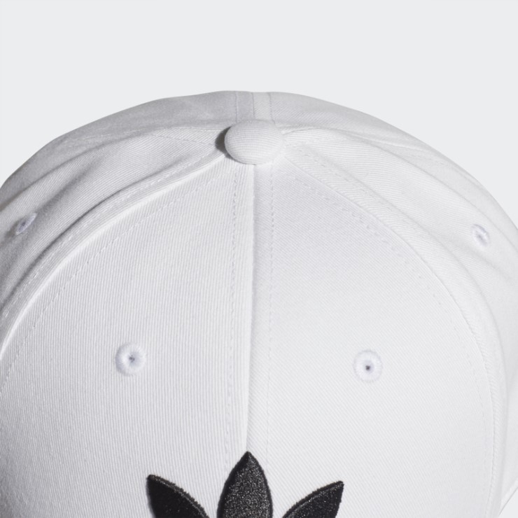 Adidas Gorra De Béisbol Blanca Con Trébol