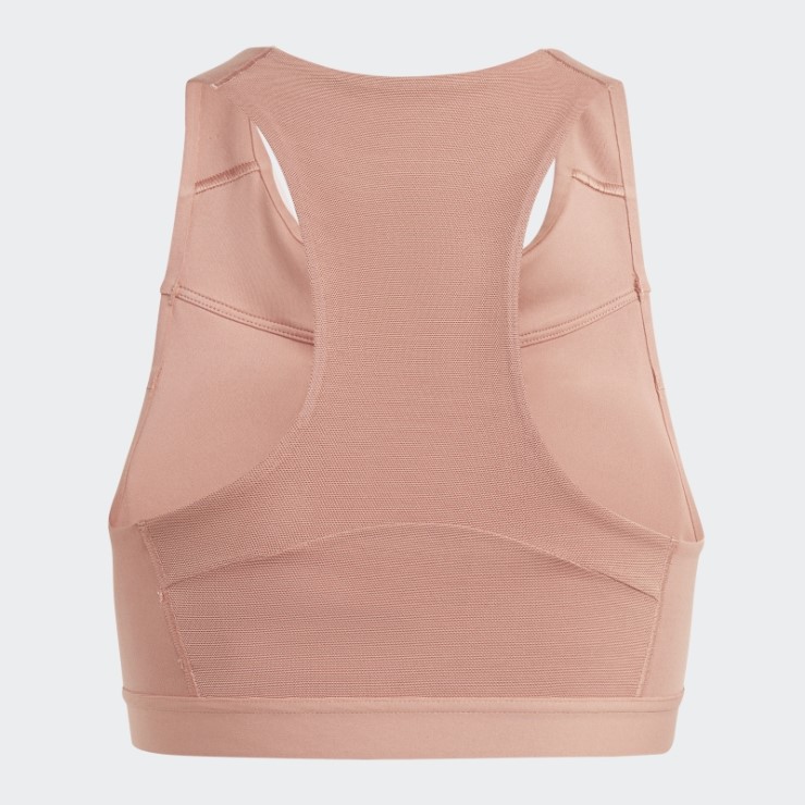 Sujetador De Entrenamiento De Sujeción Media Adidas Powerimpact Luxe Arcilla