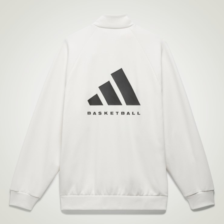 Adidas Chaqueta De Baloncesto De Moda Blanca