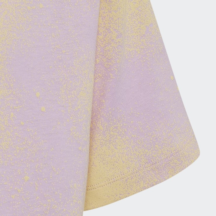 Camiseta Corta Con Estampado Gráfico Lila Adidas