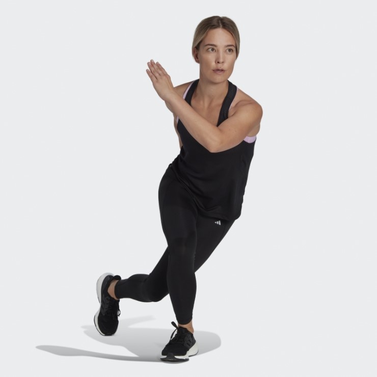 Adidas Camiseta Negra De Running Rápido