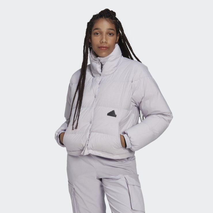 Chamarra Adidas Puffer Plata Amanecer