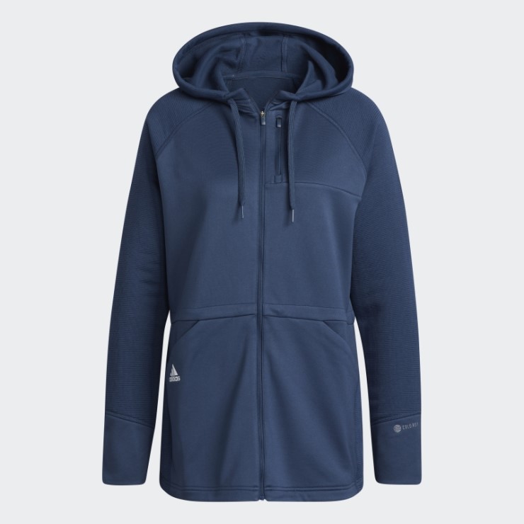 Parka Adidas Con Cremallera Completa En Azul Marino Cold.rdy