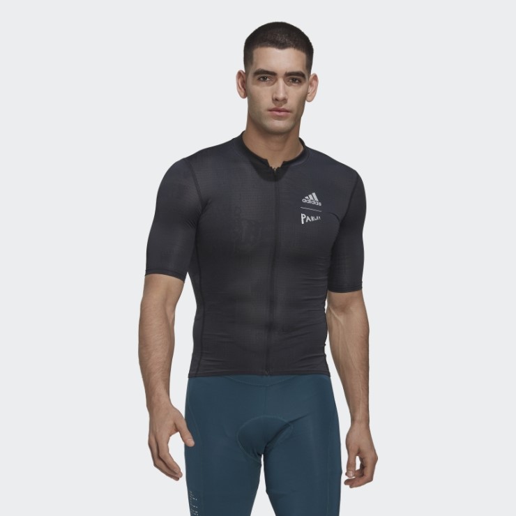 Maillot Ciclista Manga Corta Negro The Parley Adidas
