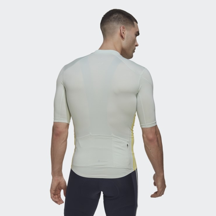 Maillot Ciclista Manga Corta Adidas Amarillo
