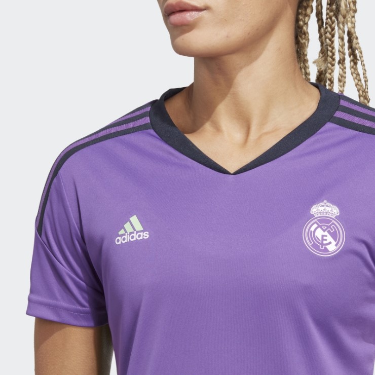 Camiseta De Entrenamiento Real Madrid Condivo 22 Adidas Violeta