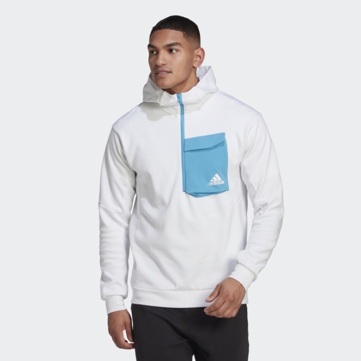 Sudadera Adidas Blanca Diseñada Para Gameday