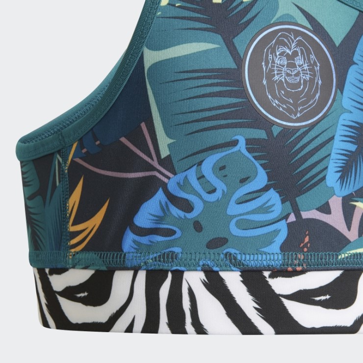 Verde Azulado Adidas X Disney El Rey León Sujetador De Moda