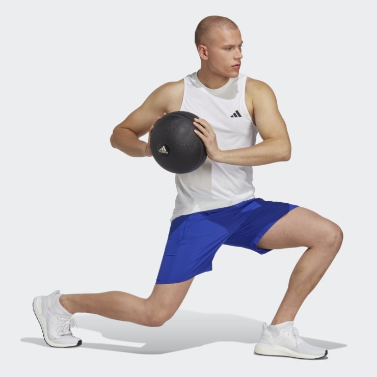 Adidas Camiseta Blanca De Entrenamiento Essentials Feelready