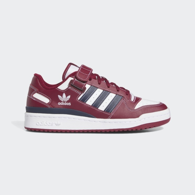 Zapatillas Adidas Coll Forum Bajas Burdeos