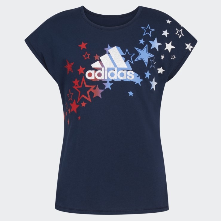 Adidas Camiseta Manga Corta Azul Marino